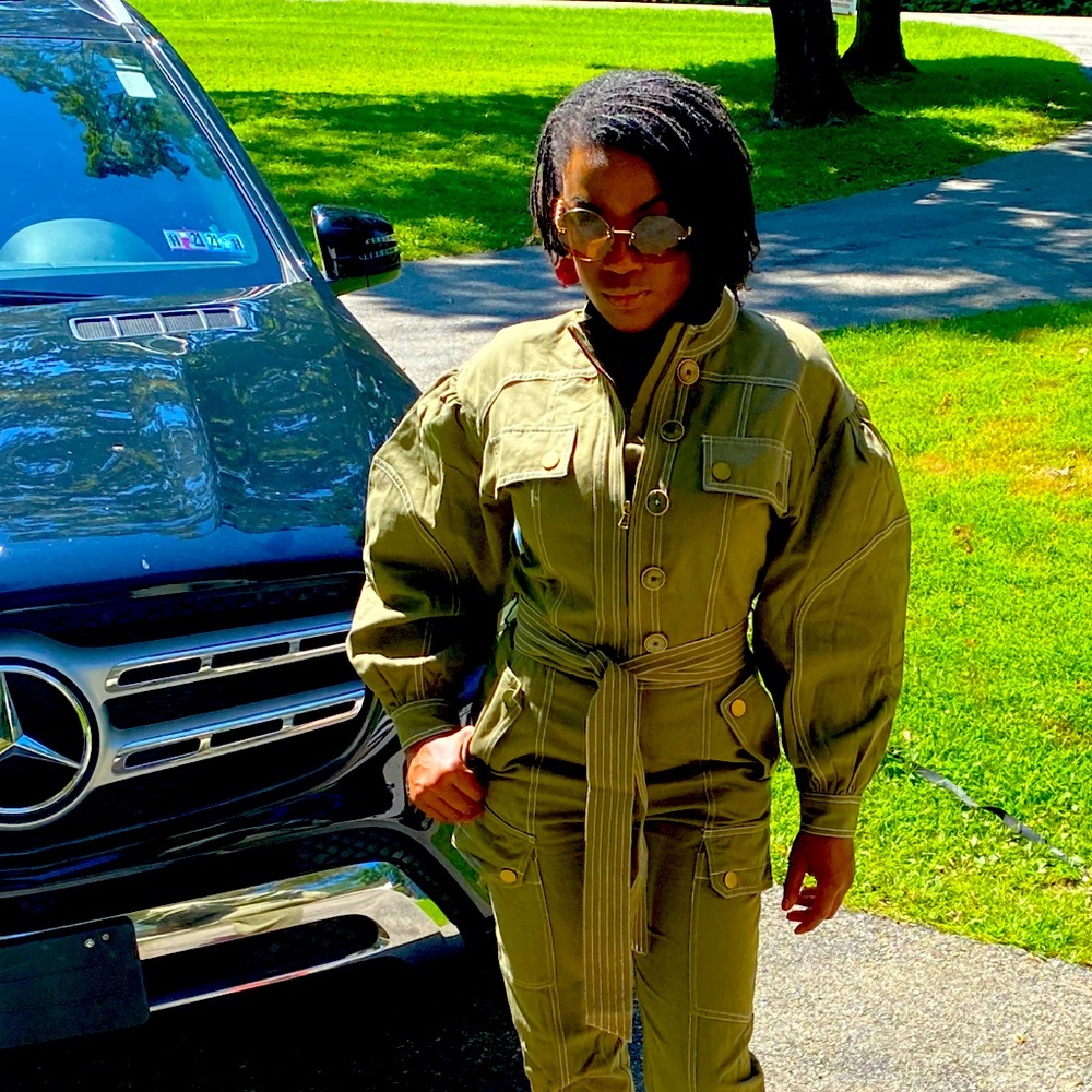 Chic Olive Utility Jumpsuit